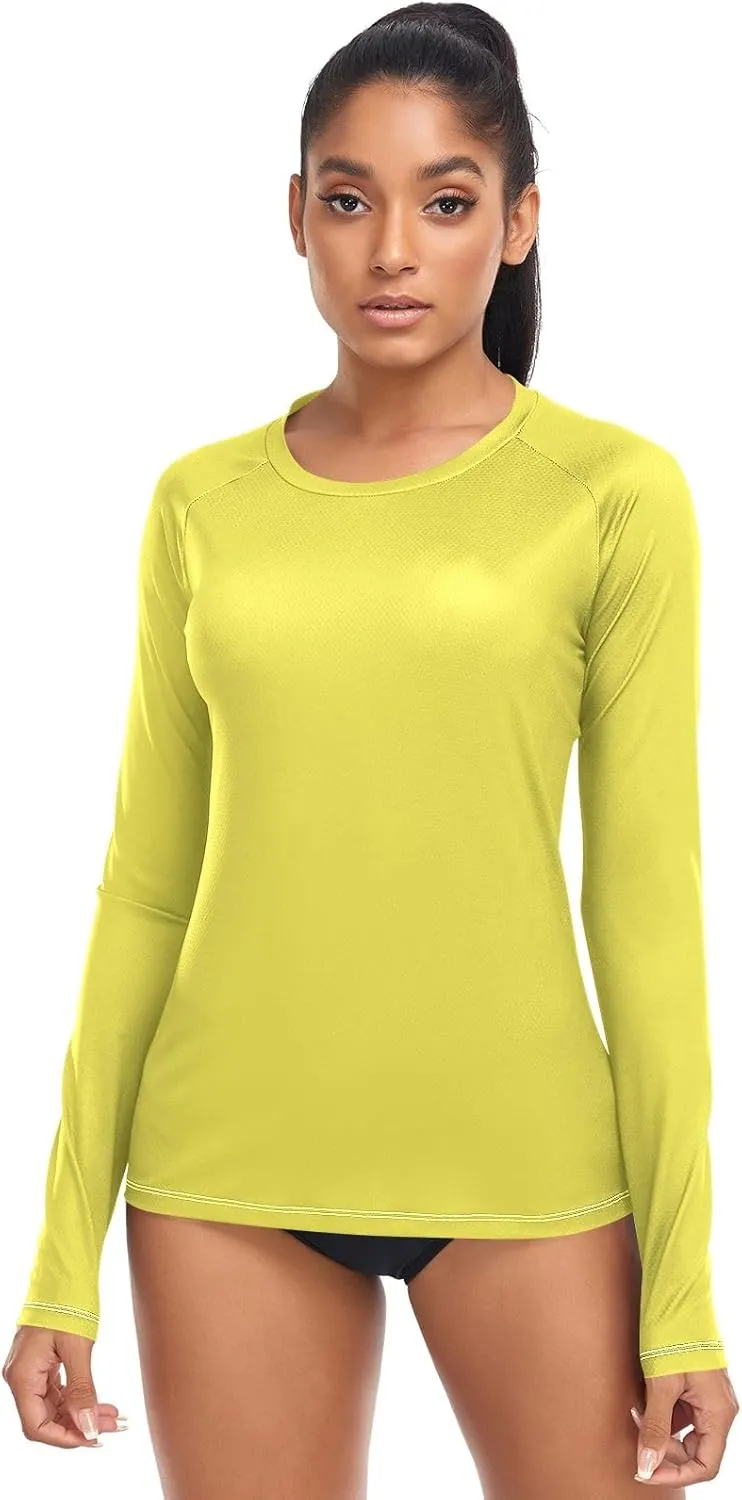Medium Violet Red Stylish and Comfortable Womens Rash Guards with Sun Protection UPF 50 X-Small