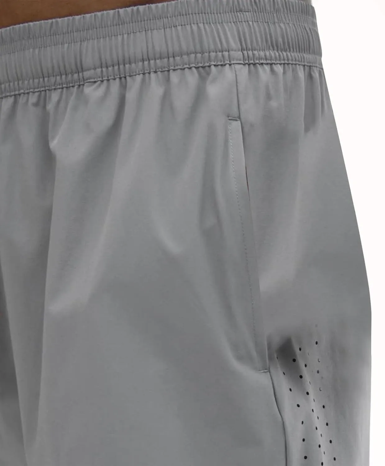Men's Casual Solid Drawstring Elastic Shorts Summer Fashion Zipper Pocket Pants Comfy Light Ventilate Sport Short