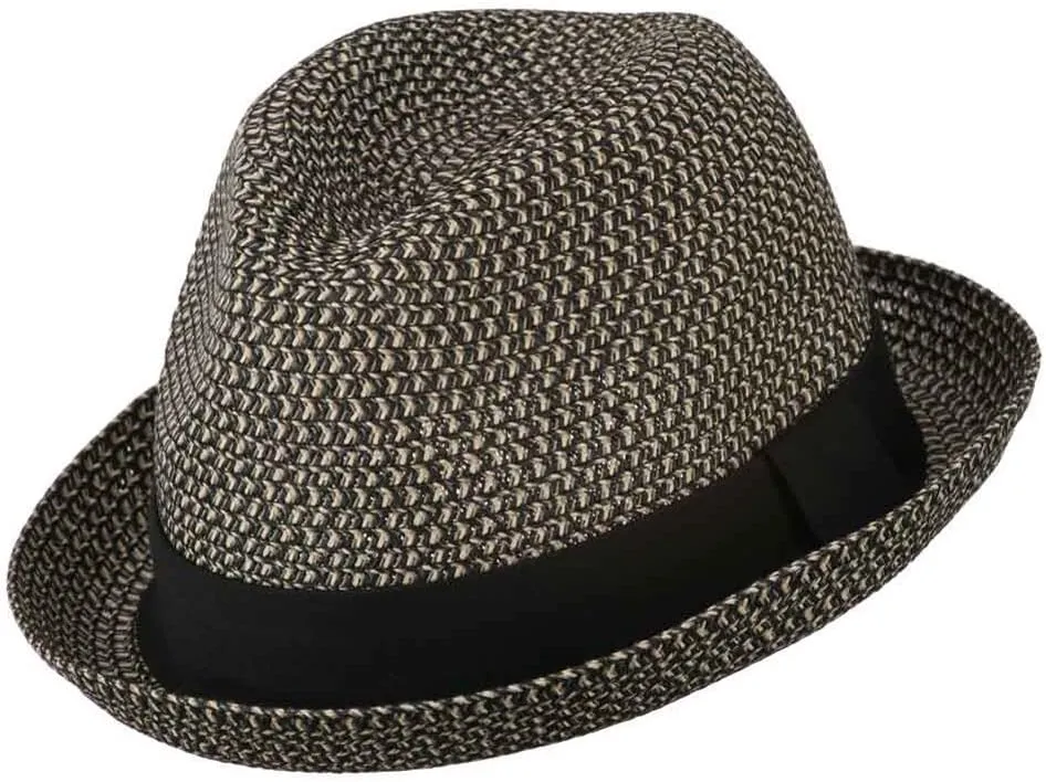 Men's Fedora with Paper Straw Braid