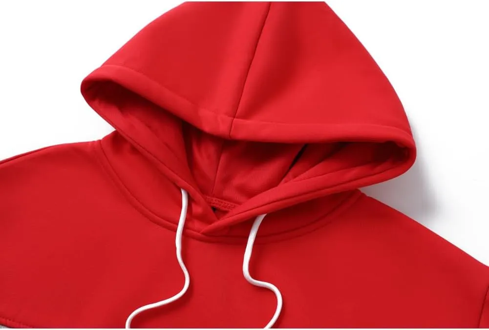 Mens Hoodie Multicolor Panel Sweatshirt Fleece Long Sleeve Sports Tops