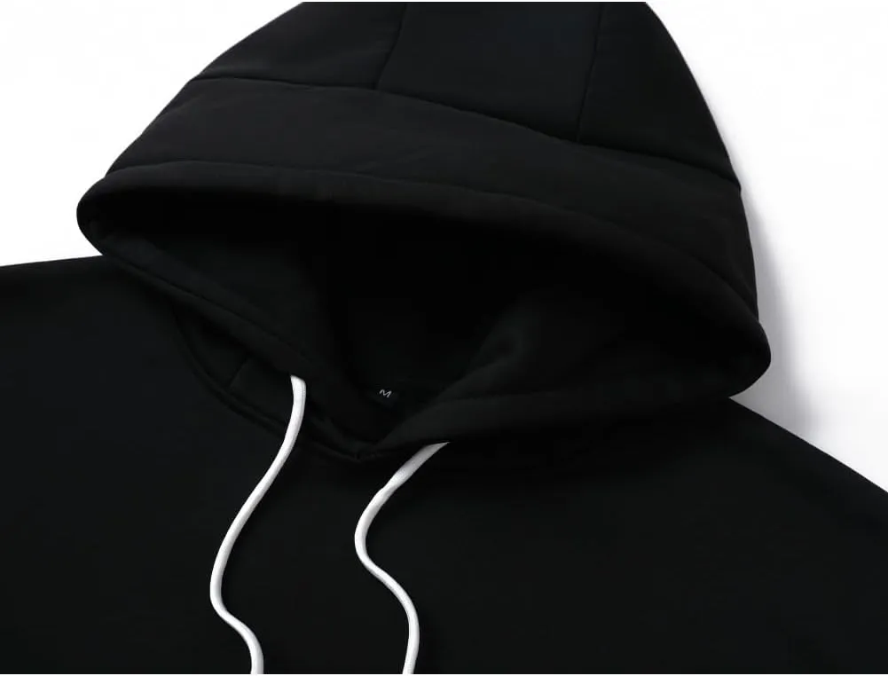 Mens Hoodie Multicolor Panel Sweatshirt Fleece Long Sleeve Sports Tops