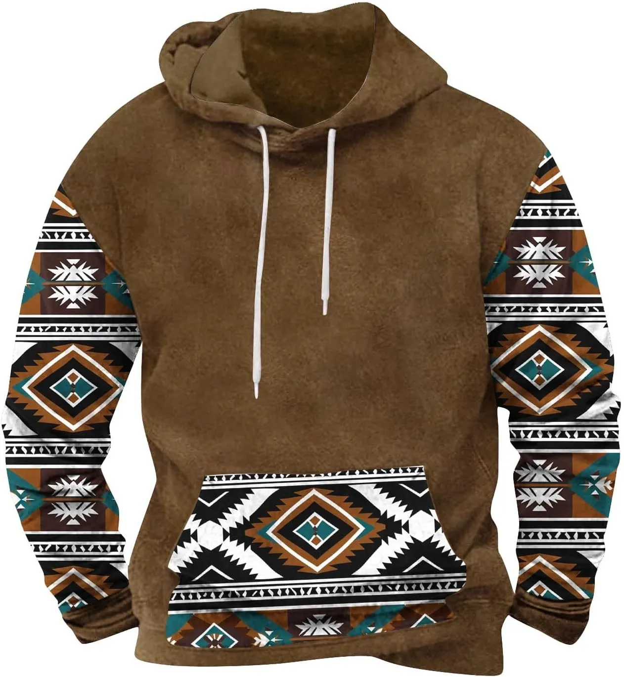 Mens Hoodies Vintage Long Sleeve Sweatshirts for Men Lightweight Drawstring Fall Casual Hoodies Pullover Streetwear