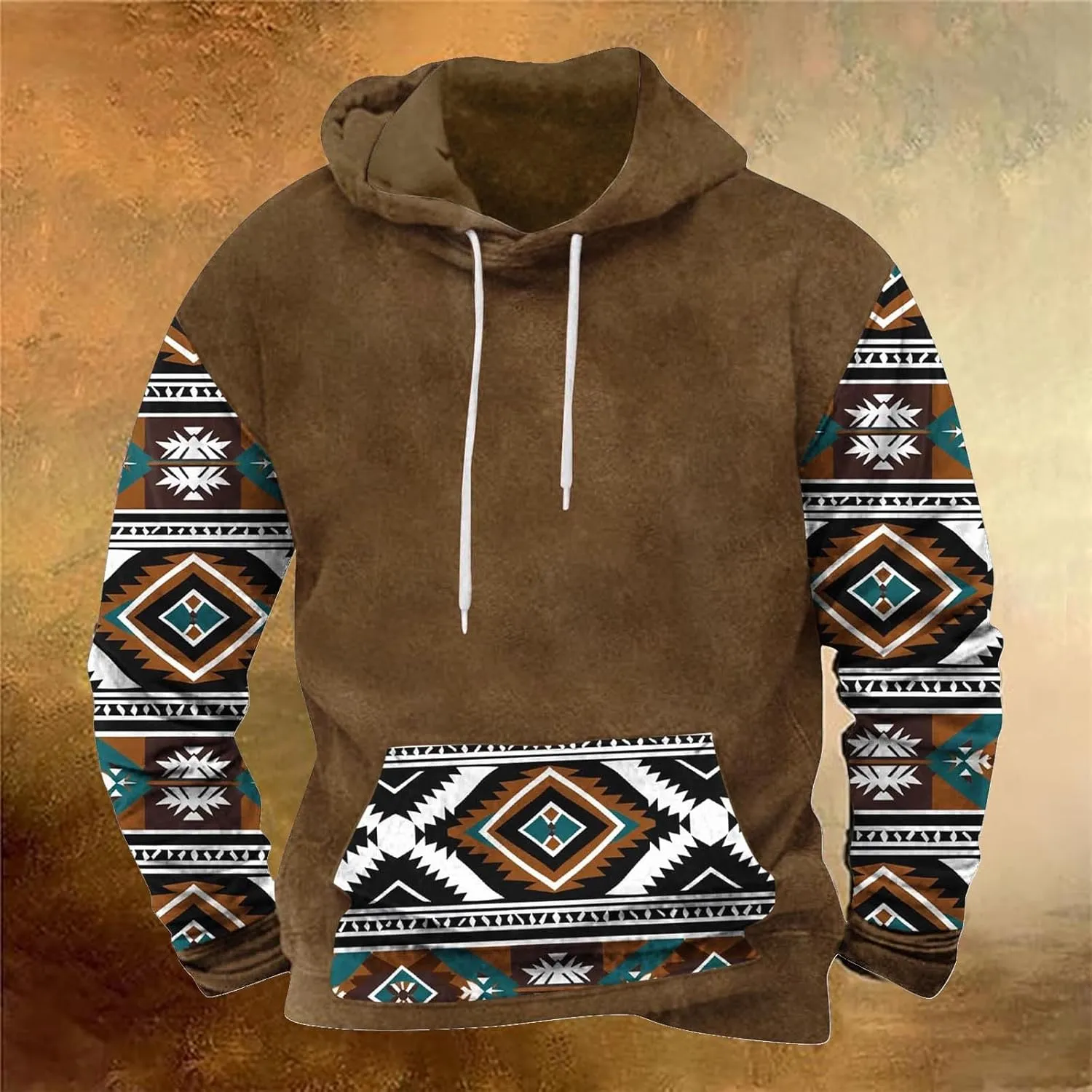 Mens Hoodies Vintage Long Sleeve Sweatshirts for Men Lightweight Drawstring Fall Casual Hoodies Pullover Streetwear