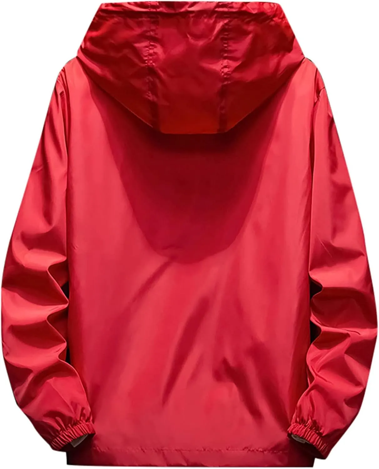 Men's Jackets Rain Windbreaker Lightweight Shell Raincoat With Hood For Golf Hiking Travel, M-7XL