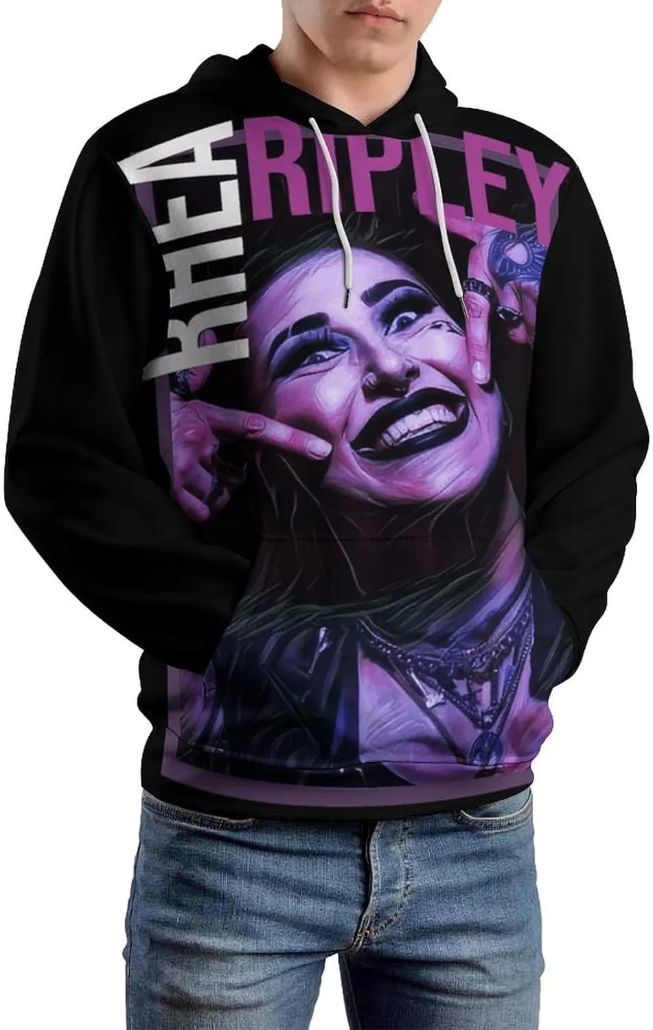 Men's Long Sleeve Pullover Hoodie Jacket Good Hooded Sportswear Outfits