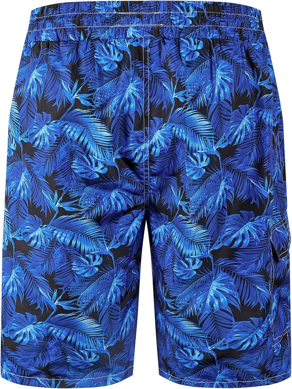 Mens Swim Trunks 9" Board Shorts with Compression Liner Swimsuit Built-in Bathing Suit Quick Dry Swimwear Zipper Pocket
