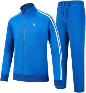 Men's Tracksuits Athletic Sportswear Casual Full Zip Sweatsuit for Men 2 Piece Outfits