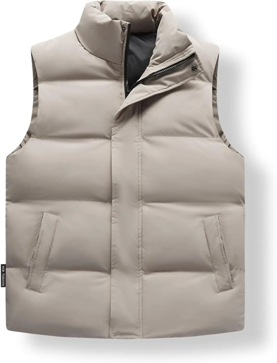 Men's Winter Coat For Man Padded Down Vest Casual Work Sports Travel Outdoor Puffer Pockets Jacket, M-5XL