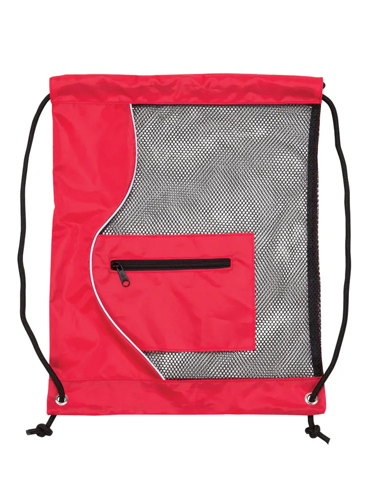 MESH DRAWSTRING BACKPACK