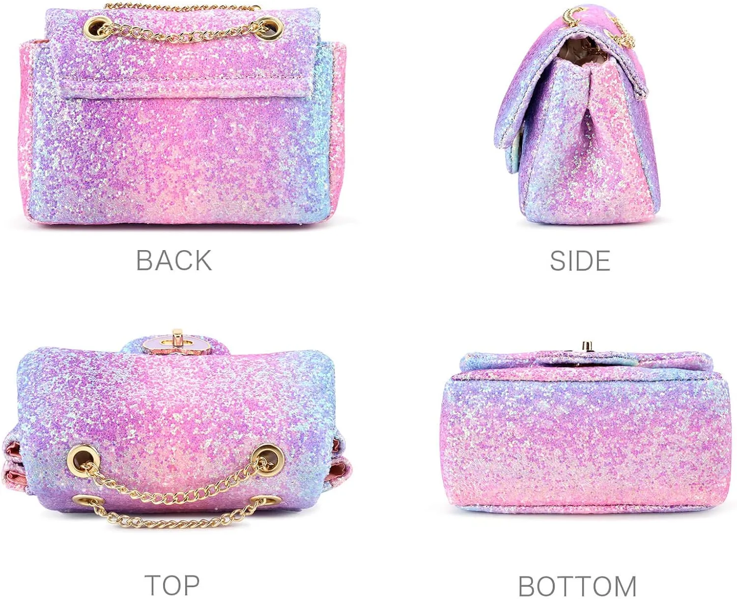 mibasies Kids Purse Toddler Gifts for Little Girls Crossbody Purses Presents
