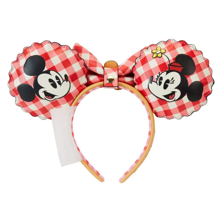 Mickey & Minnie -Picnic Pie Ear Headband - PRE ORDER