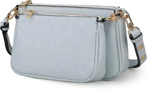 MKF Collection Shoulder Bag for Women, Crossover Handbag Purse Top-Handle Crossbody Bag