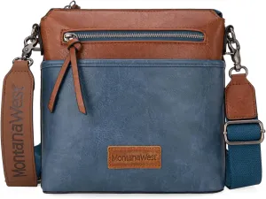 Montana West Crossbody Bag for Women Multi Pocket Cross Body Bag Purses with Guitar Strap