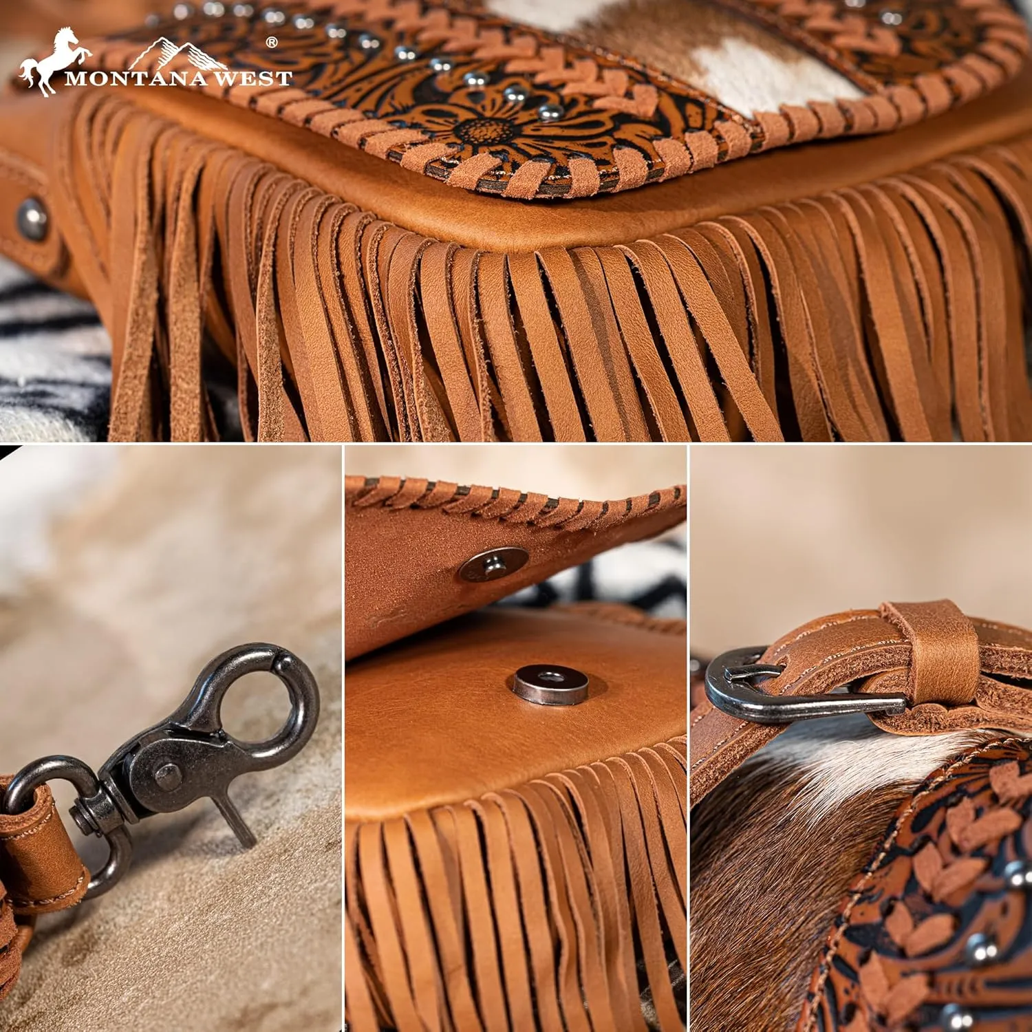 Montana West Fringe Purse Western Purses for Women Crossbody Bag