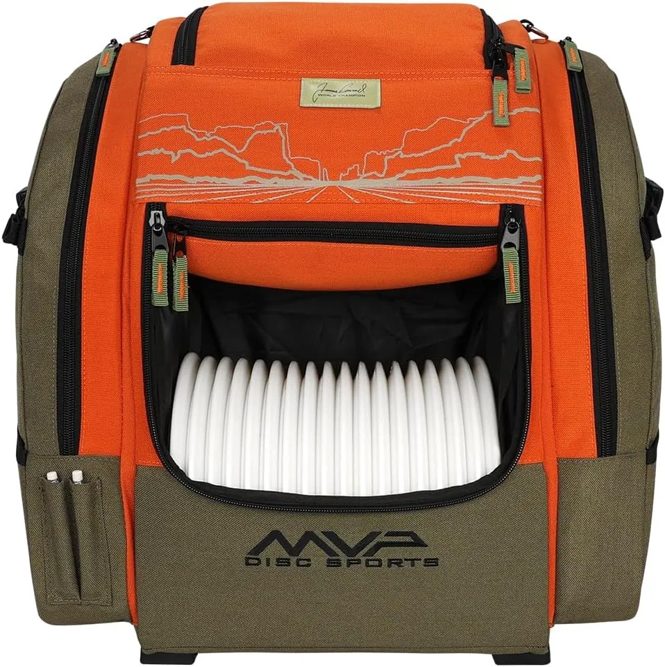 MVP Disc Sports James Conrad Voyager Series Backpack Disc Golf Bag (Choose Your Color and Size)