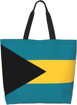 National Flag Tote Bag For Women Men, Extra Large Shoulder Tote Bag For Beach Travel Gym Grocery Shopping
