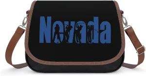 Nevada Golf Cute Crossbody Purses for Women Leather Shoulder Bag Adjustable Shoulder Strap Handbag