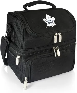 NHL Toronto Maple Leafs Pranzo Lunch Bag - Insulated Lunch Box with Picnic Set - Lunch Cooler Bag