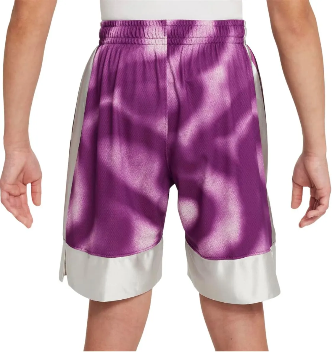 Nike Boys Elite Printed Loose Fit 8" Basketball Shorts