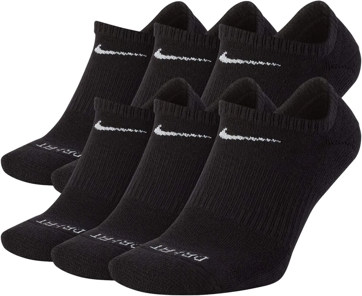 Nike Everyday Plus Cushioned Training No-Show Socks