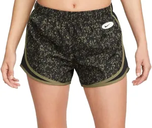 Nike Women's Tempo Pace Running Shorts 2.0 (US, Alpha, Small, Regular, Regular, Black/Green Camo)