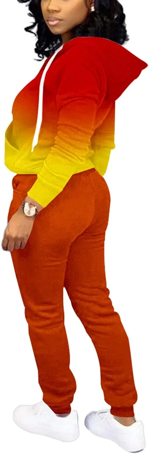 Nimsruc Two Piece Outfits For Women Casual Tracksuit