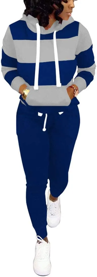 Nimsruc Two Piece Outfits For Women Jogging Suits Casual