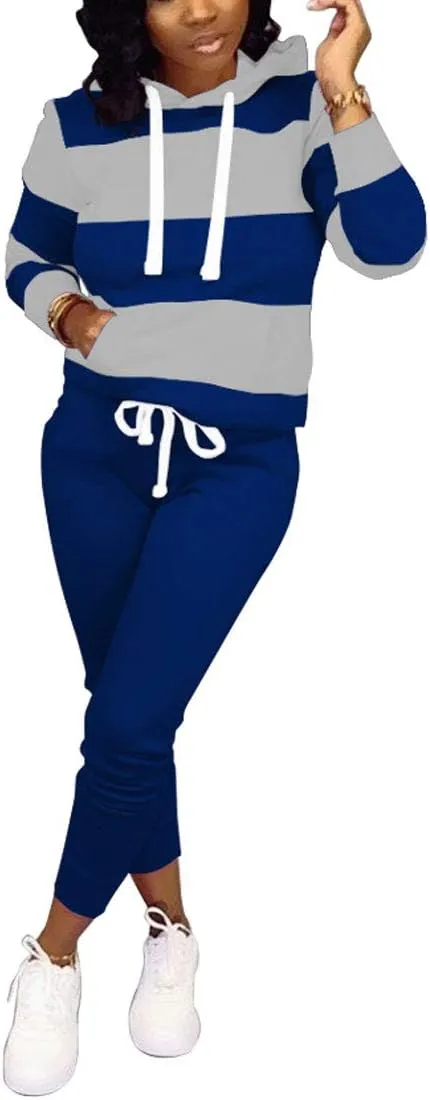 Nimsruc Two Piece Outfits For Women Jogging Suits Casual
