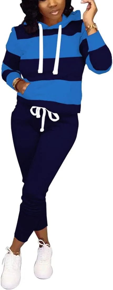 Nimsruc Two Piece Outfits For Women Jogging Suits Casual