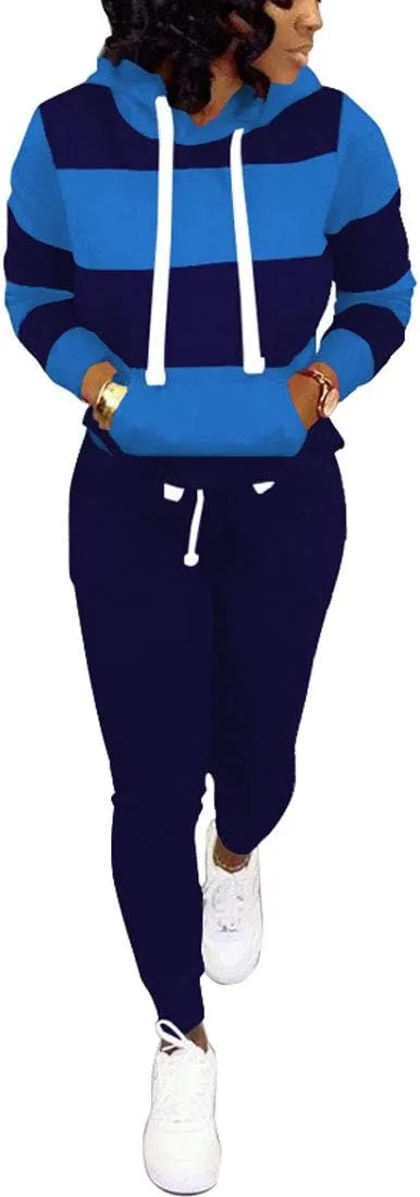 Nimsruc Two Piece Outfits For Women Jogging Suits Casual