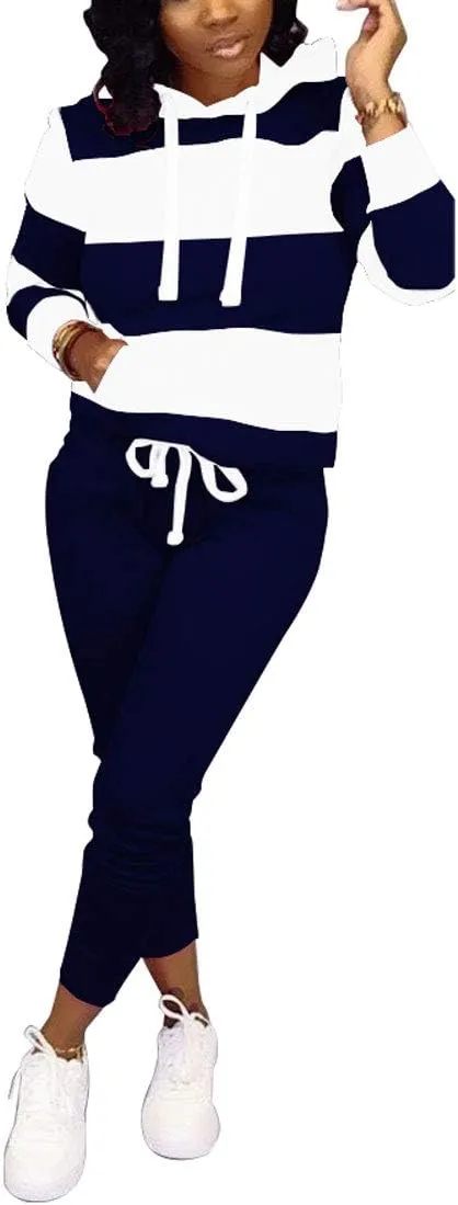 Nimsruc Two Piece Outfits For Women Jogging Suits Casual