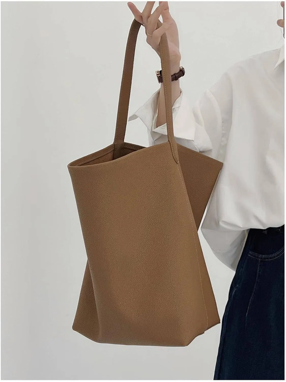 Niupitot Women's Bag One Shoulder Large Capacity Shopping Bag Underarm Bag