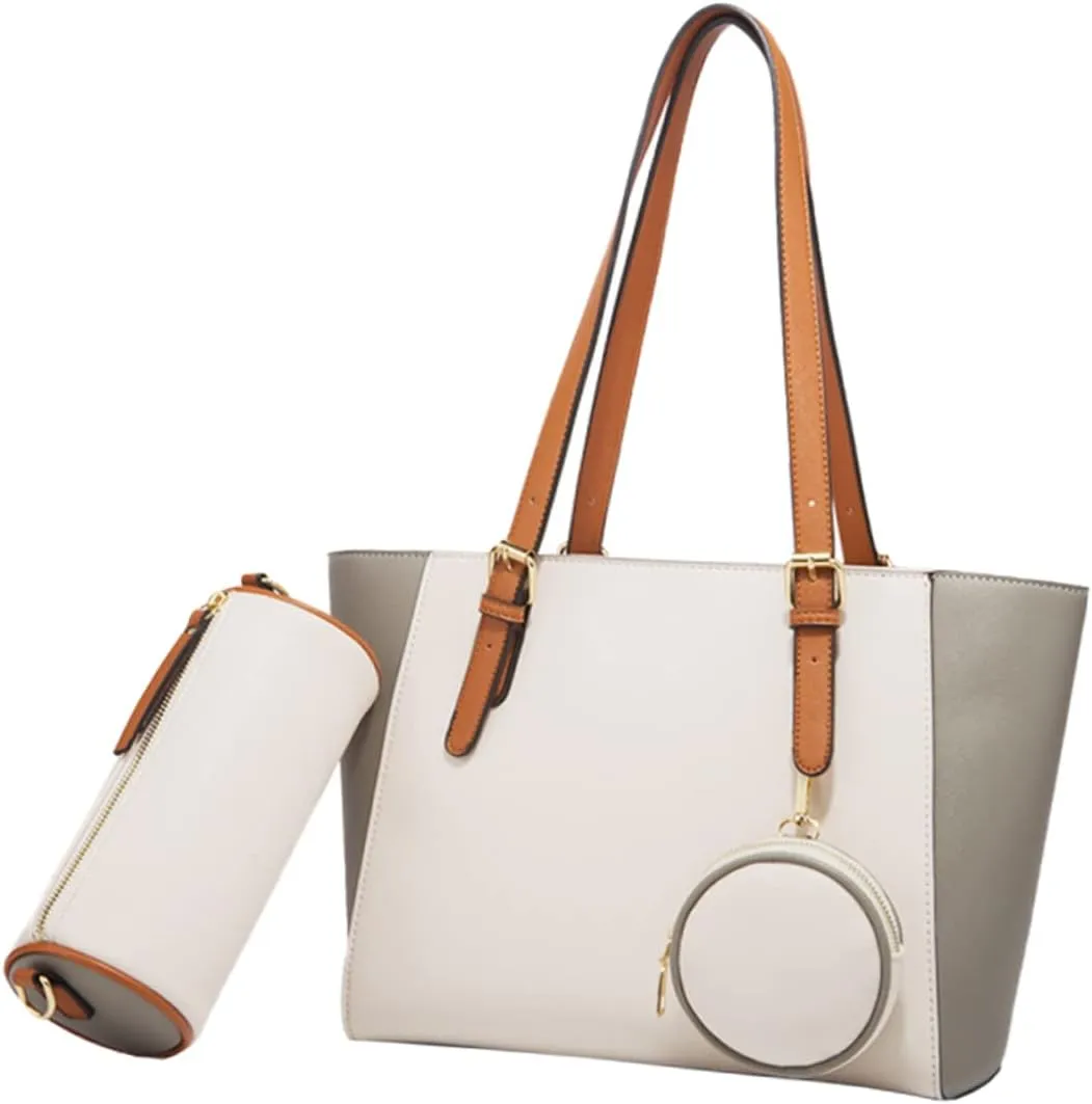 NOLITOY Fashionable Lady Purse Women's Pu Handbag Stylish Tote Bag Single Shoulder Strap for Shopping Travel and Daily Use