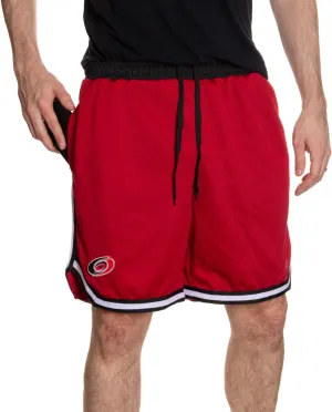 Officially Licensed NHL Men's 2 Tone Air Mesh Shorts Lined with Pockets