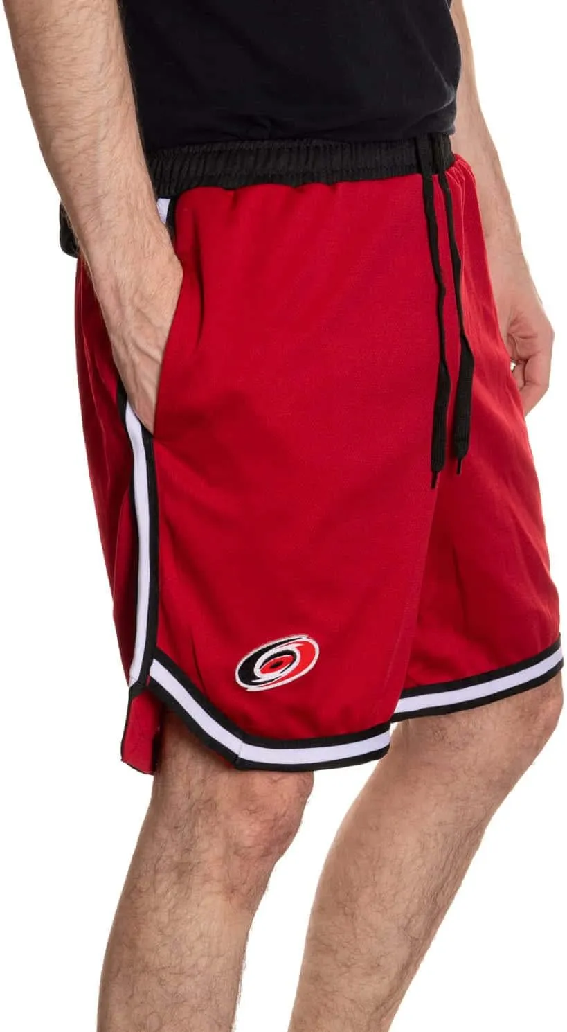 Officially Licensed NHL Men's 2 Tone Air Mesh Shorts Lined with Pockets