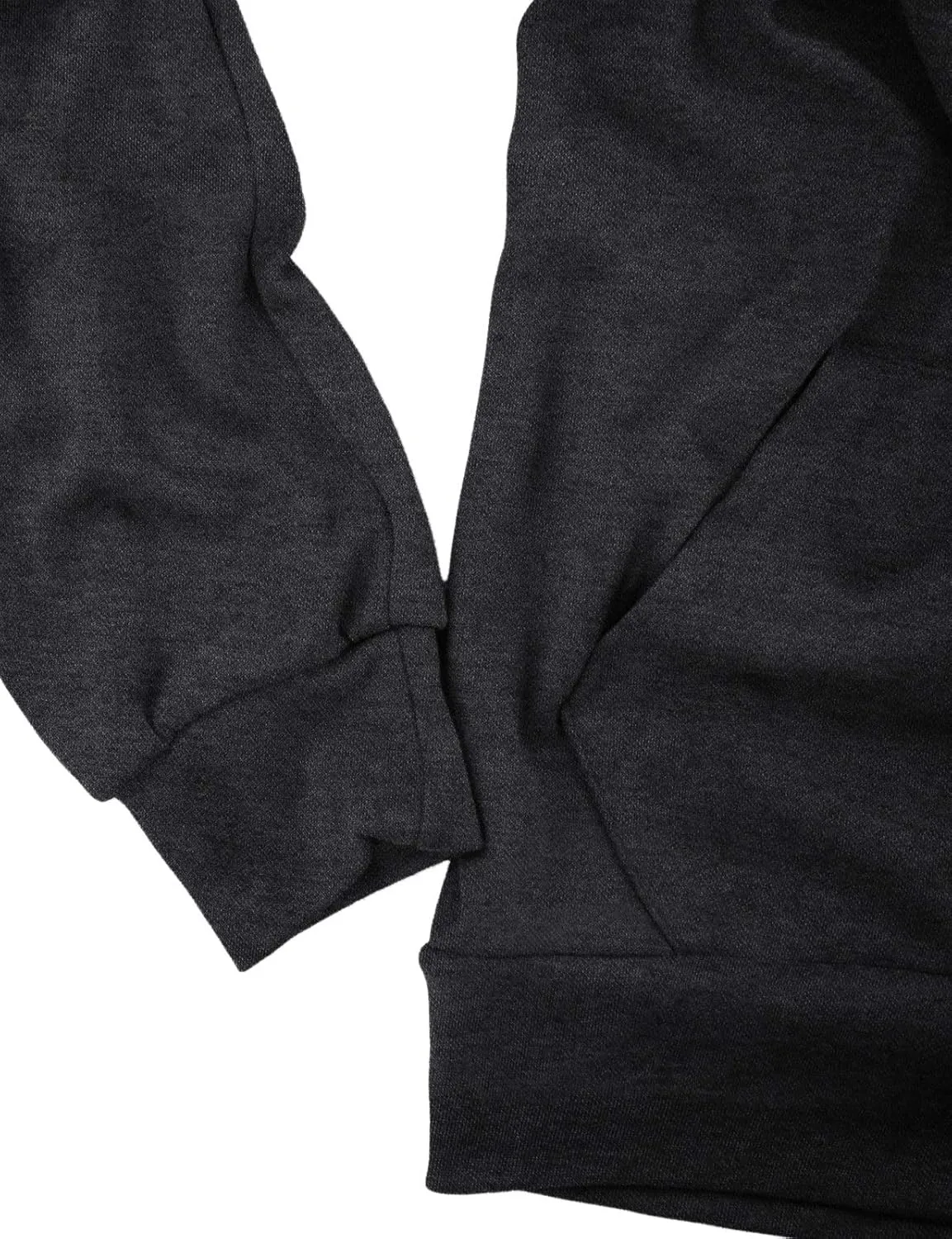 Ohoo Mens Color-Block Hooded Sweatshirt with Kangaroo Pocket Slim Fit Lightweight Pullover