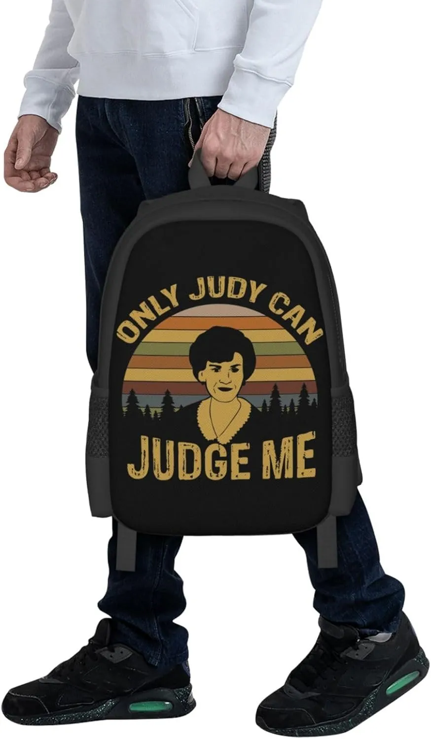 Only Judy Can Judge Me Backpack Lightweight Large Capacity Laptop Backpack Travel Backpacks for Unisex