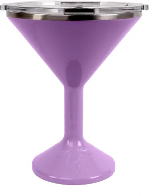 ORCA Tini 13oz Stainless Steel Martini Glass | Temperature Insulated Tumbler for Every Outdoor, Picnic, Poolside, Beach & Patio Party — Lilac