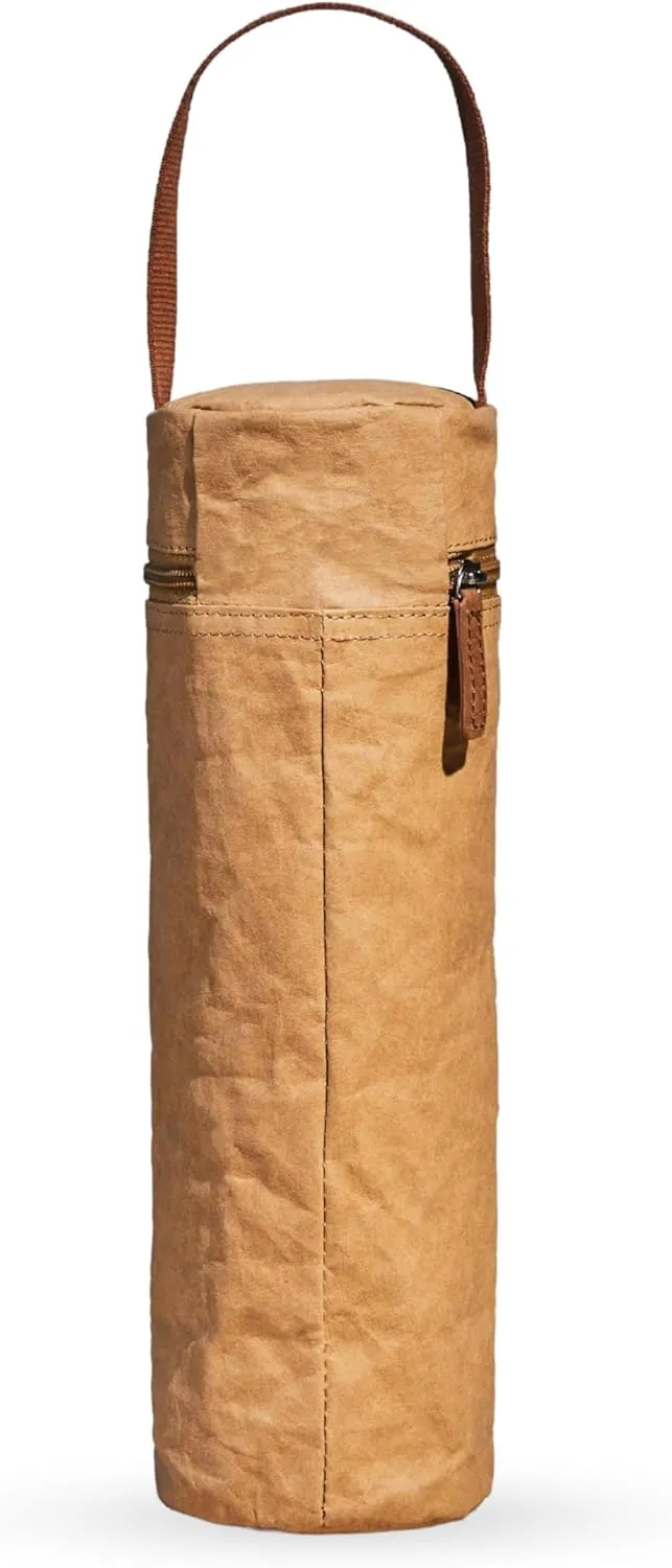 Out of the Woods Insulated Wine & Sprits Cooler Tote, Eco-Friendly, Brown
