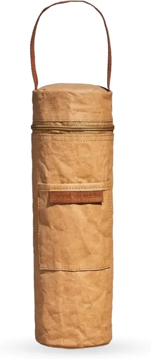 Out of the Woods Insulated Wine & Sprits Cooler Tote, Eco-Friendly, Brown