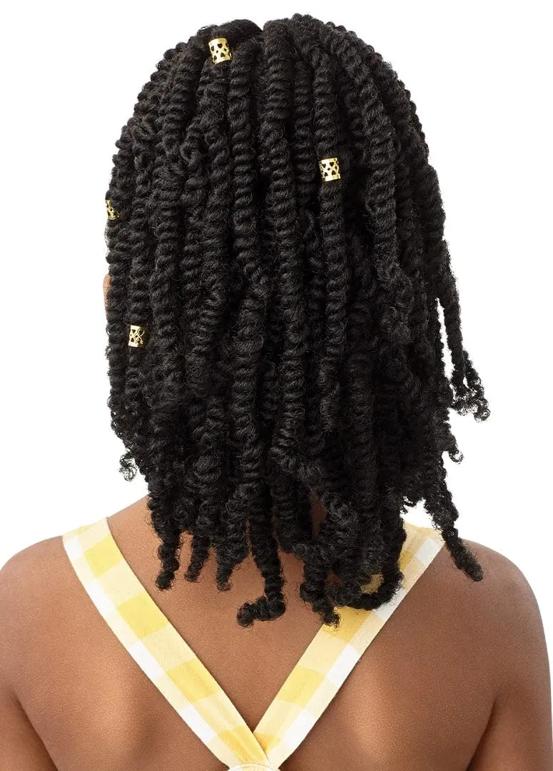Outre Lil Looks Drawstring Ponytail GOLD CUFFED BOMB TWISTS 12" (2)