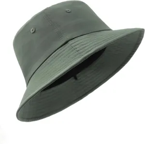 Oversize XXL Quick Dry Bucket Sun Hat,Water Repellent Fisherman Hats,Lightweight Summer Travel Hat with Detachable Chin Strap