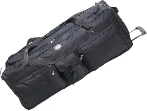 OVERSIZED Rolling Soft Trunk Duffel Bag 42", Everest - Ideal for Camp, OVERSIZED for air travel (Black)