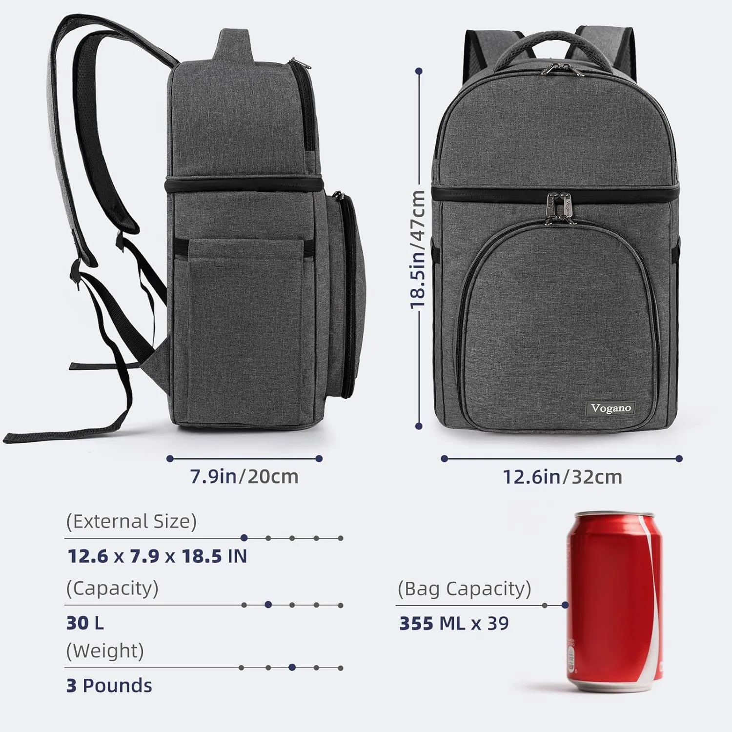 Picnic Backpack & Accessories - Picnic Set for 2 Person with 2 Insulated Cooler Compartment, Lightweight Blanket and Cutlery Set, Perfect for Wedding Gifts for Couples and Bridal Shower Gifts