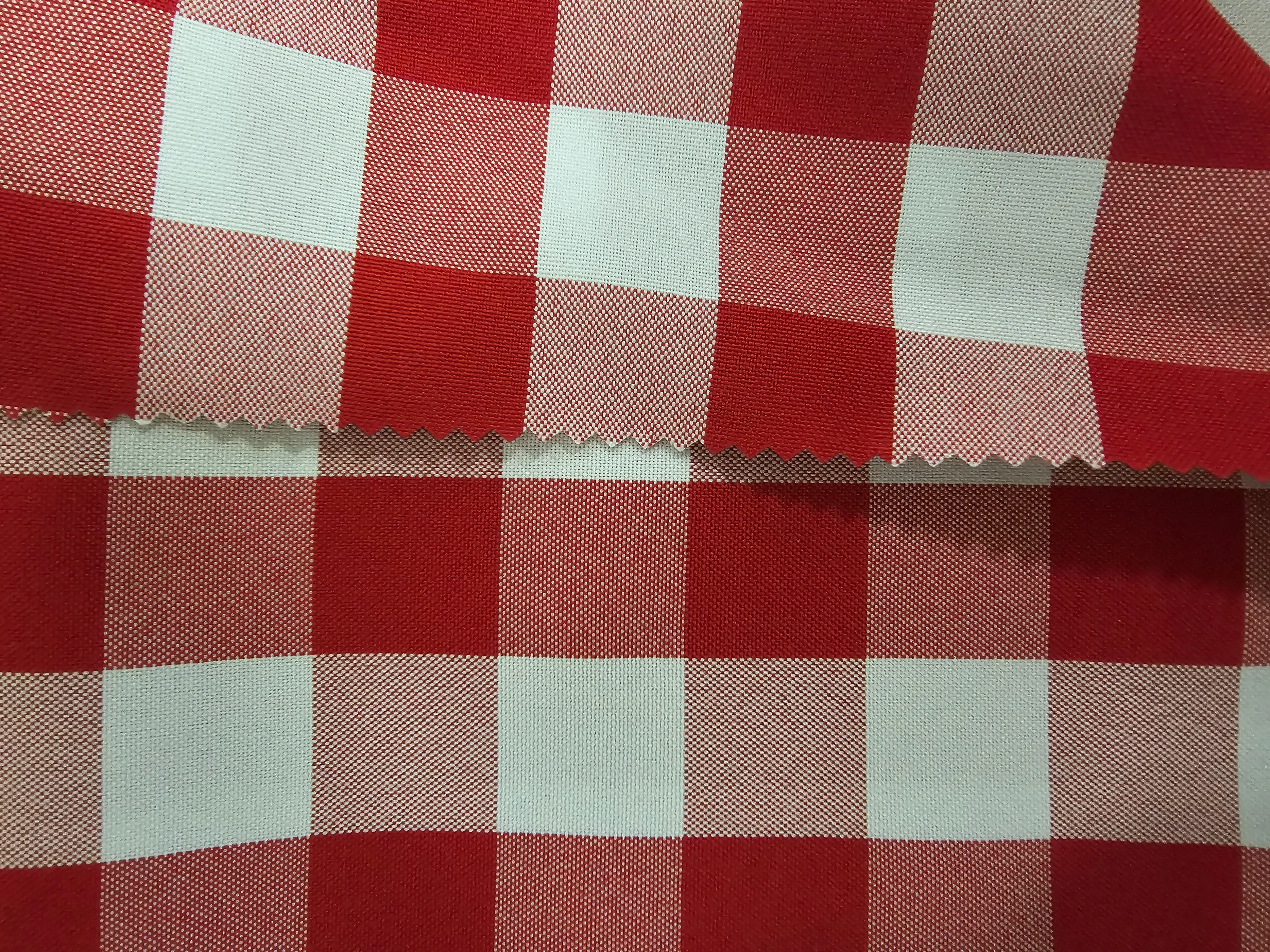 Picnic Checkered Event Drapery Panels | Gingham Fabric Curtains | 100% Polyester | 1x1 |