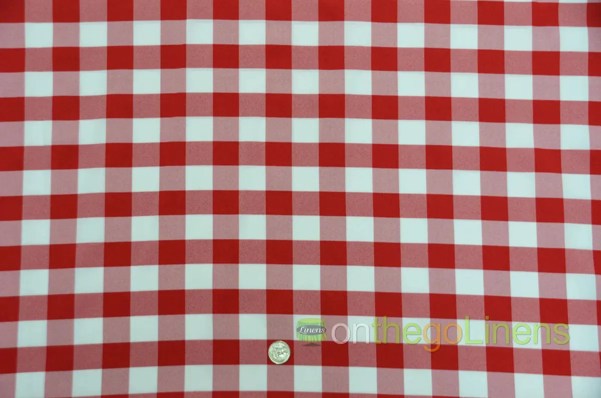 Picnic Checkered Napkin | Gingham Table Napkins | 1x1 Checker | 100% Polyester |