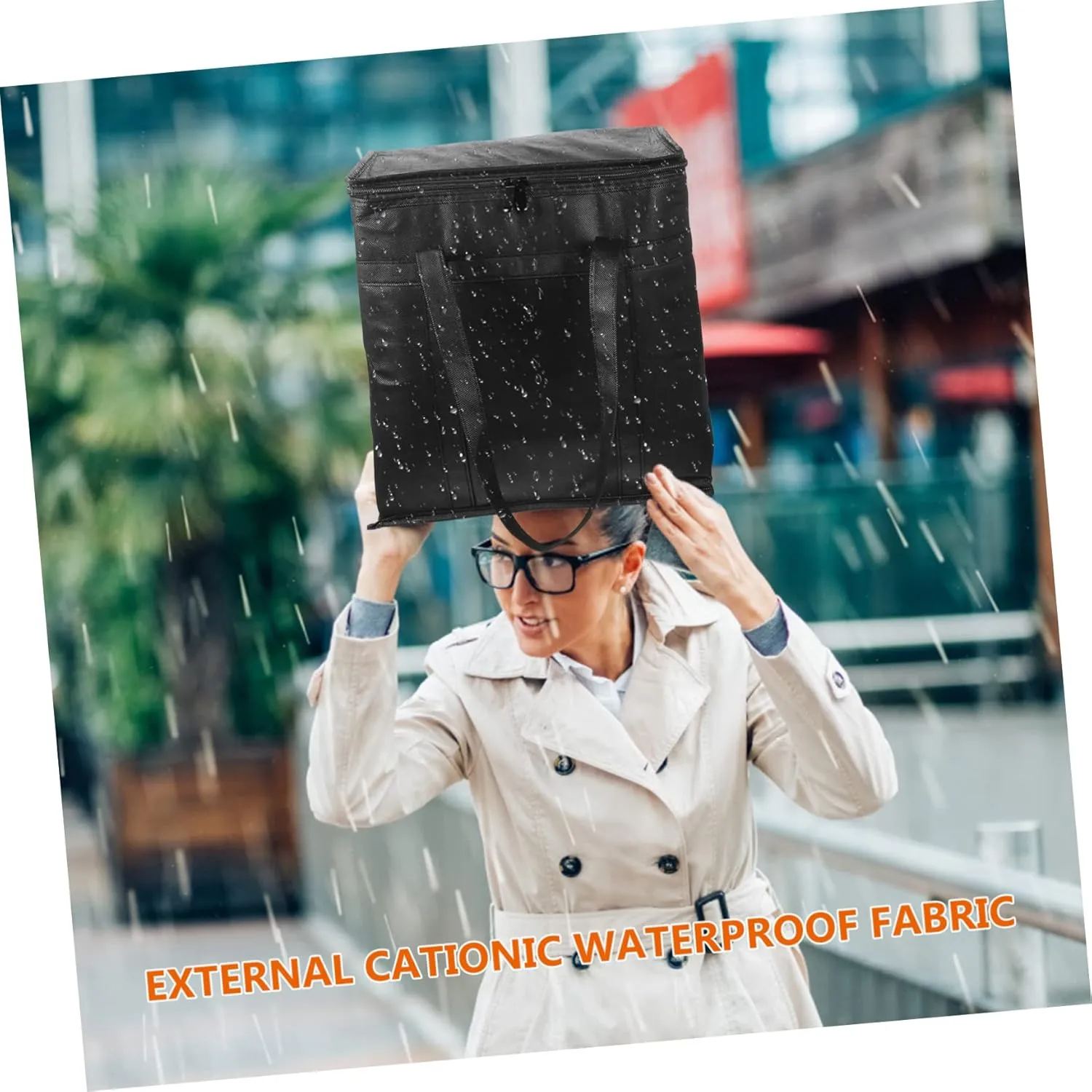 Picnic Lunch Bag Insulated Large Capacity Foldable Aluminum Food Insulation Bag Car Lunch Tote Portable Insulated Lunch Bag