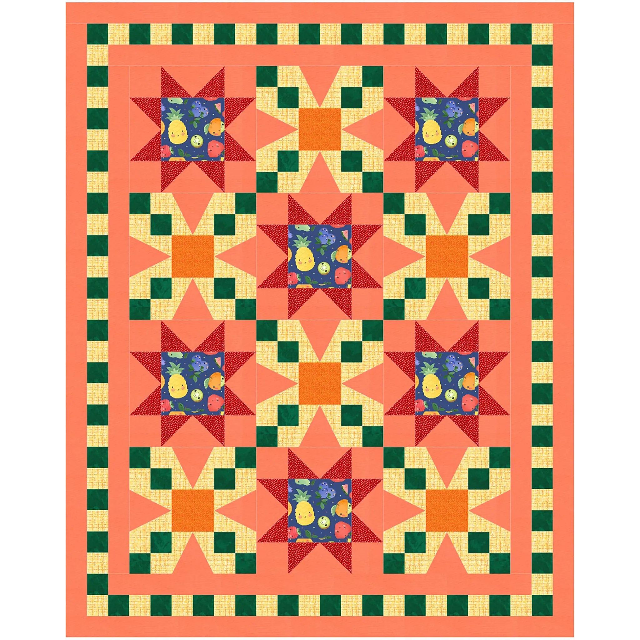 Picnic Quilt Pattern BL2-238w - Wholesale Product
