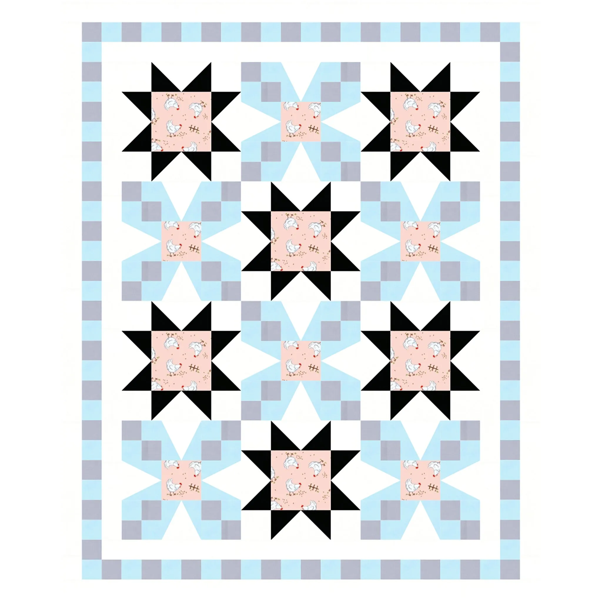 Picnic Quilt Pattern BL2-238w - Wholesale Product