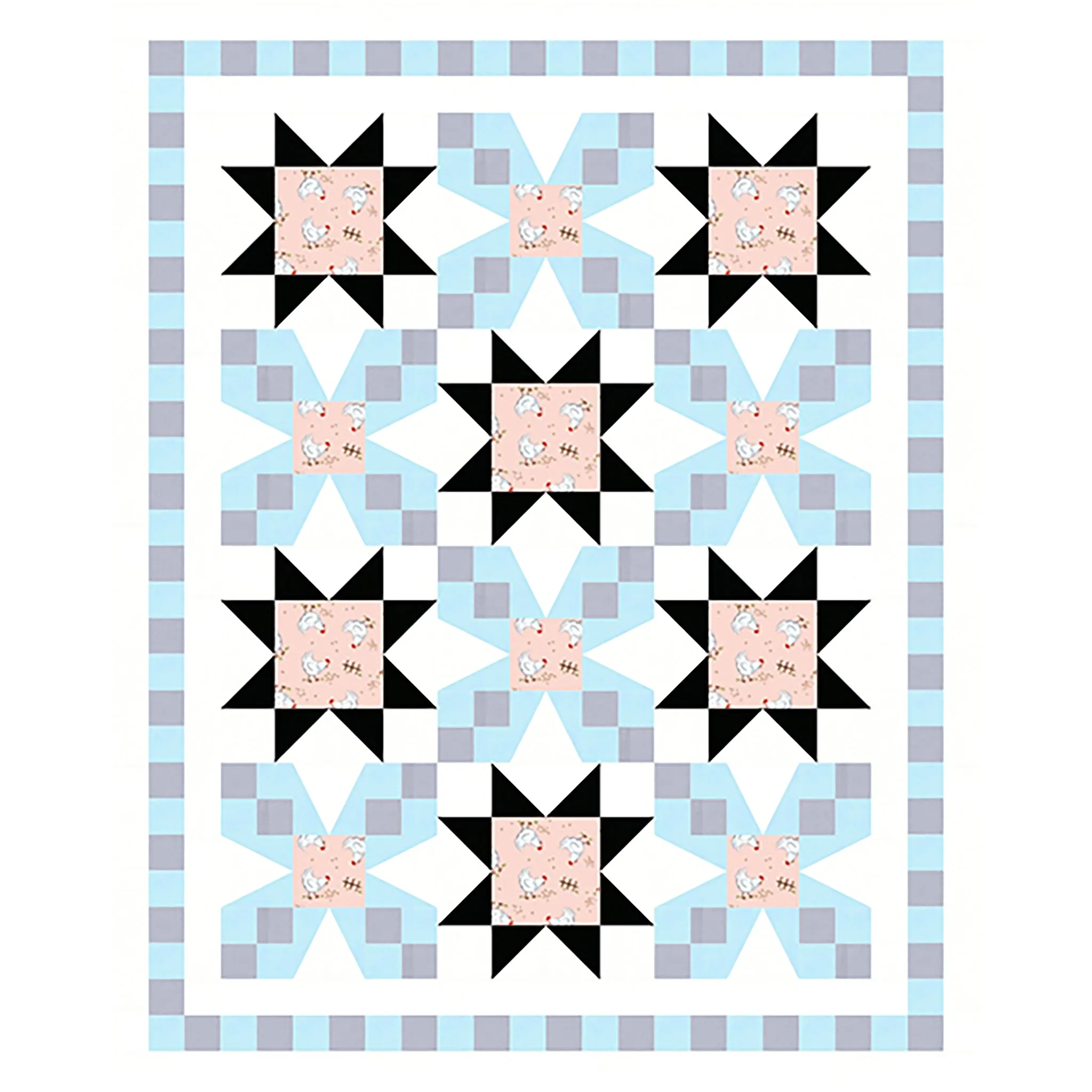 Picnic Quilt Pattern BL2-238w - Wholesale Product